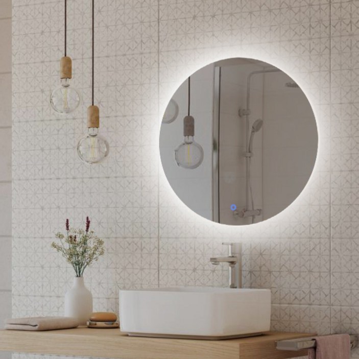 욕실조명거울 LED 간접조명 원형거울