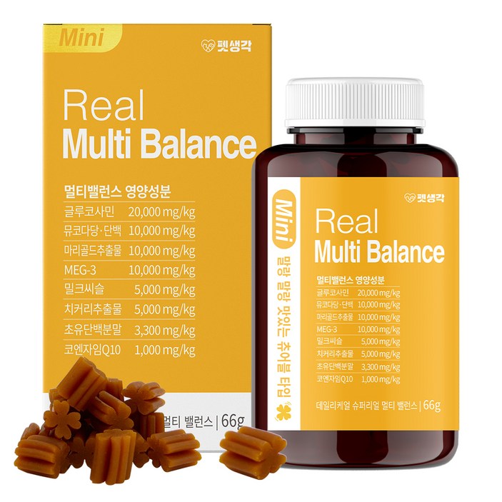 펫생각 강아지 데일리케얼 영양제, 종합영양제, 1개