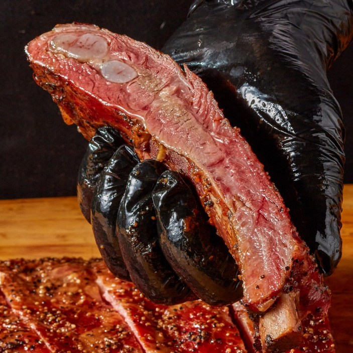 [스모커리] 텍사스바베큐 폭립 스페어립 520g 1팩 + 시그니처소스 80g 1팩, 1세트, 520g