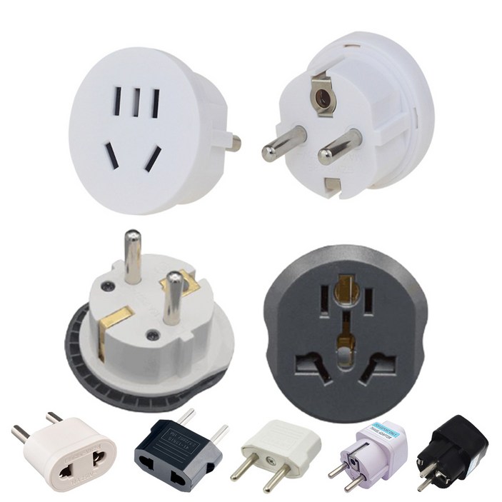 eu 돼지코 220v 멀티 변환 플러그 110v 어댑터 US