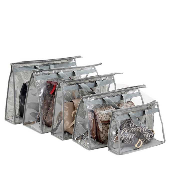 라슈에뜨 명품 핸드백 가방 먼지 차단 보관함 투명 S+M+L+XL+XXL 세트, 1개, 투명