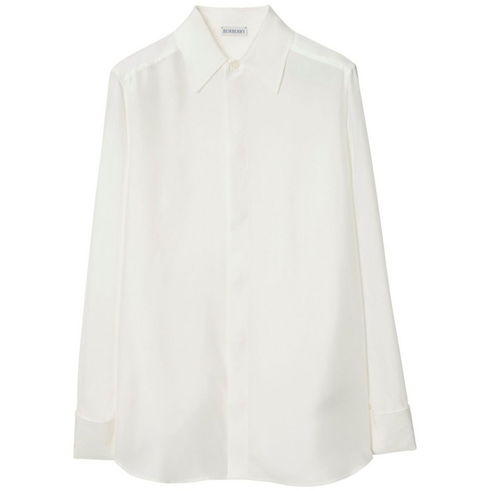 버버리 실크 셔츠