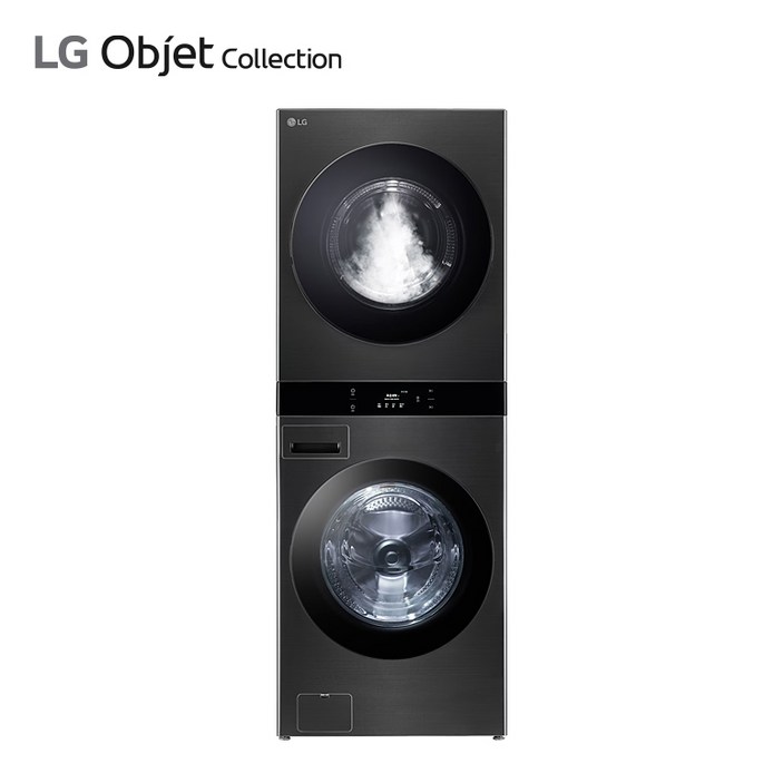 LG전자 트롬 워시타워 WL22KDU (세탁25kg/건조22kg) (색상 스페이스블랙) (4,5,6년 선택가능) (무상관리)