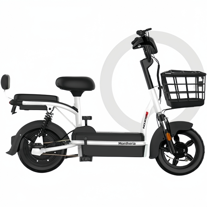 전동바이크 MONTHERIA 성인 전기 자전거 48V 이륜 출퇴근 배달 전동 바이크 B918-01