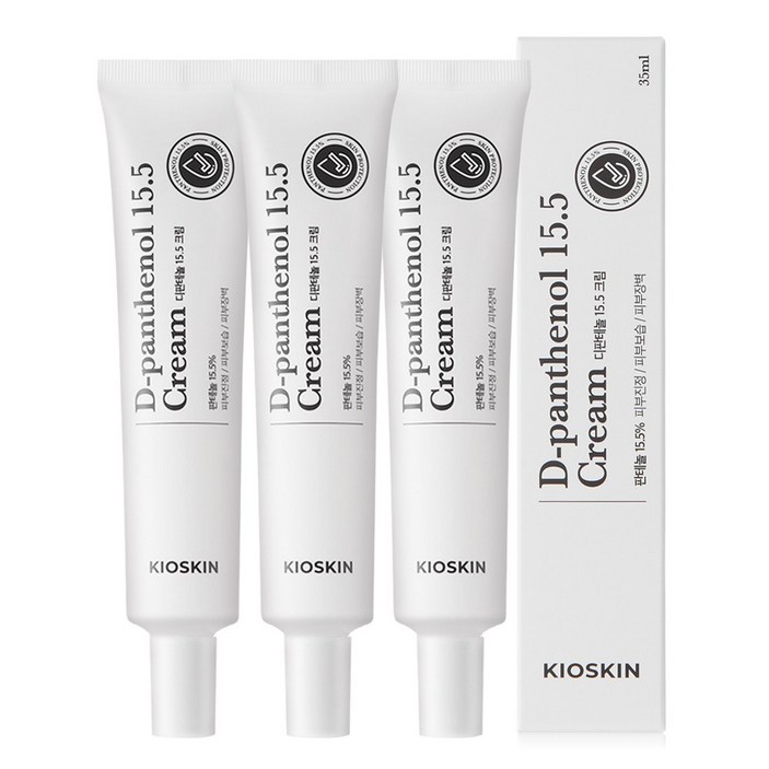 키오스킨 디판테놀 15.5 크림, 35ml, 3개