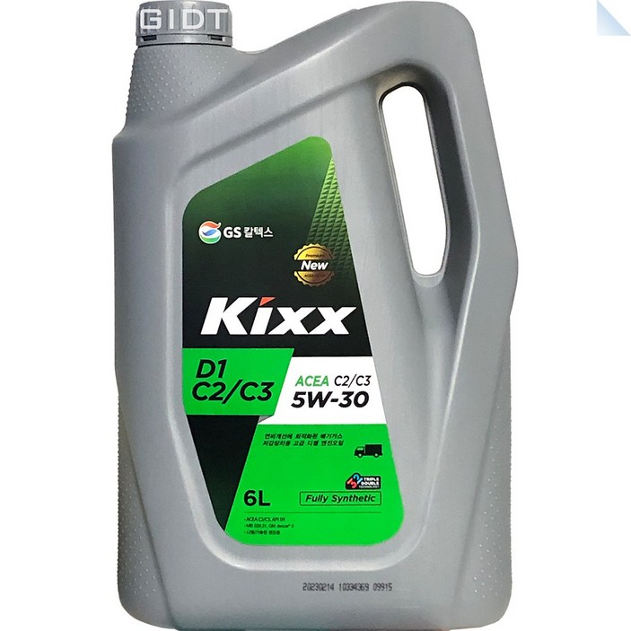 GS칼텍스 킥스 Kixx D1 C2C3 5W30 6L 합성 디젤 DPF 경유 엔진오일, 6L, 1개, 5w30 GS칼텍스 킥스 Kixx D1 C2C3 5W30 6L 합성 디젤 DPF 경유 엔진오일, 6L, 1개, 5w30
