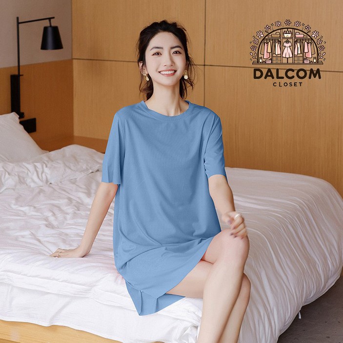 달콤클로젯 시원한 플리츠 원피스 여름 홈웨어