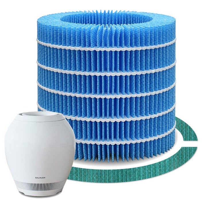 발뮤다 기화식 가습기 필터 공기청정기 호환 세트 ERN-S100 효소 가습