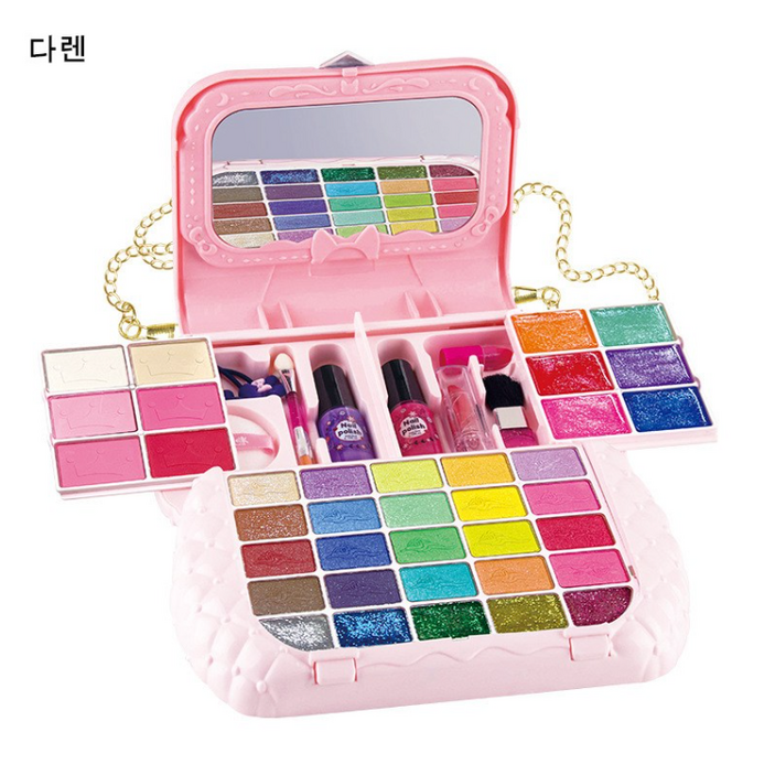 다렌 키즈뷰티 프로페셔널 장남감 메이크업 박스 화장품 화장놀이 명절 선물
