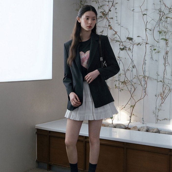 [매장정품] 잇미샤 [26 S/S] 테일러드 카라 싱글 자켓 봄무드 모던핏