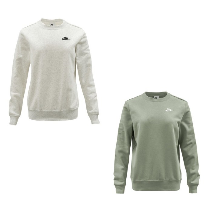 나이키 클럽 우먼스 플리스 기모 여성 맨투맨 티셔츠