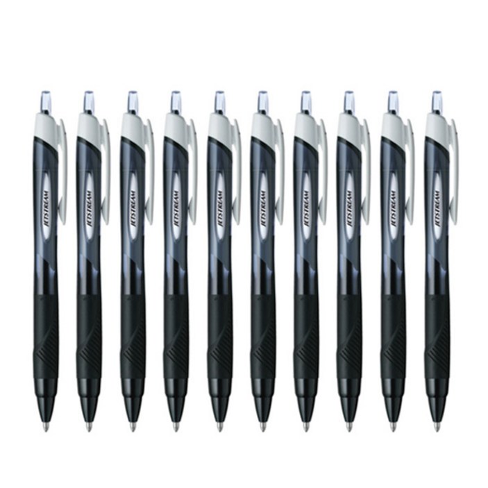 제트스트림 유성볼펜 SXN-150-10 1mm, 블랙, 10개