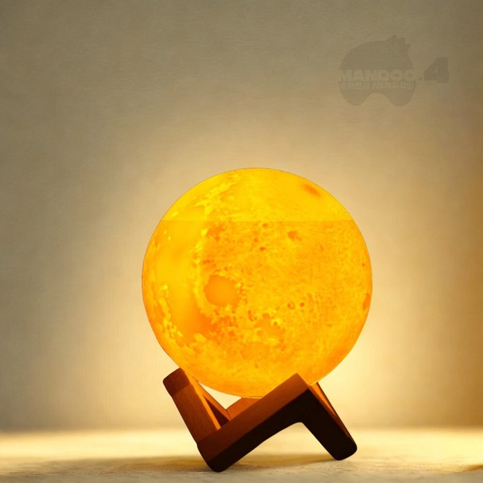 어바인 원터치 달 무드등 가습기, MANDOO4 무드등 가습기