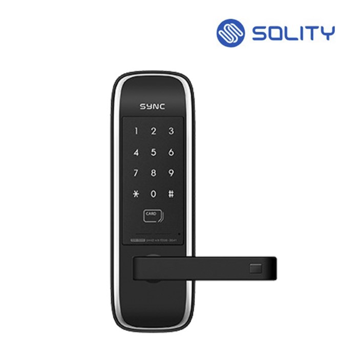 솔리티 SM500 혜강 무타공 도어락 미니주키 현관문 번호키 방화문