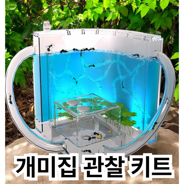 아띠몰 LED 개미집 관찰 키트, 1개