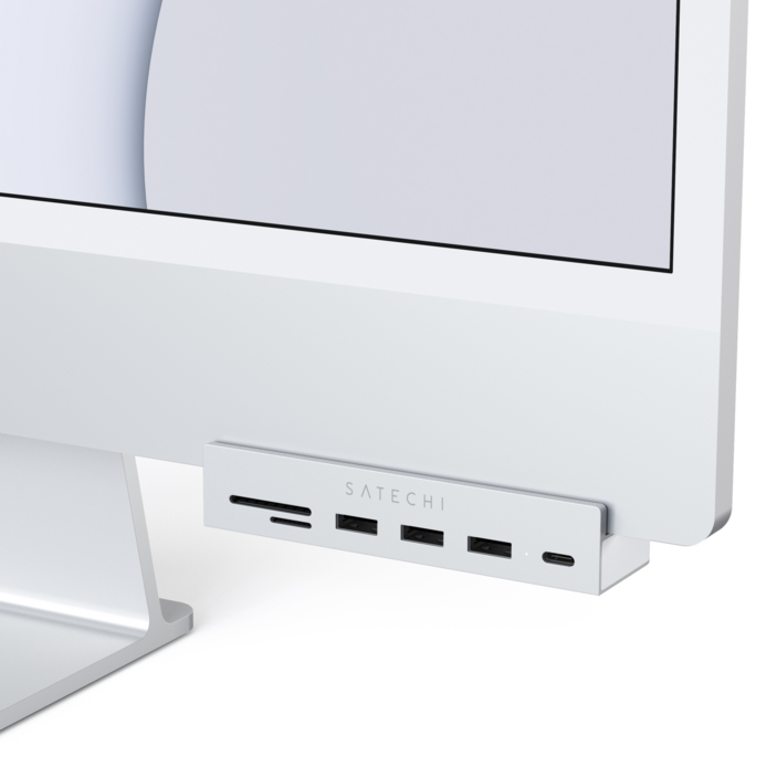 사테치 USB C타입 6in1 아이맥 클램프 멀티 허브 ST-UCICHS