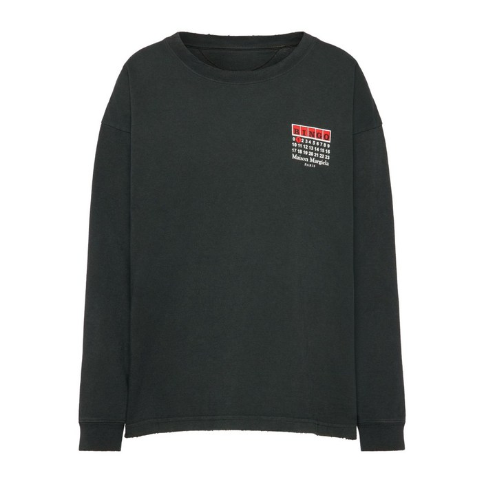 메종 마르지엘라 빙고 프린트 스웨트셔츠