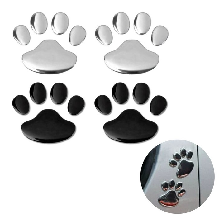 도나토르 차량용 튜닝 3D 발바닥 스티커2p