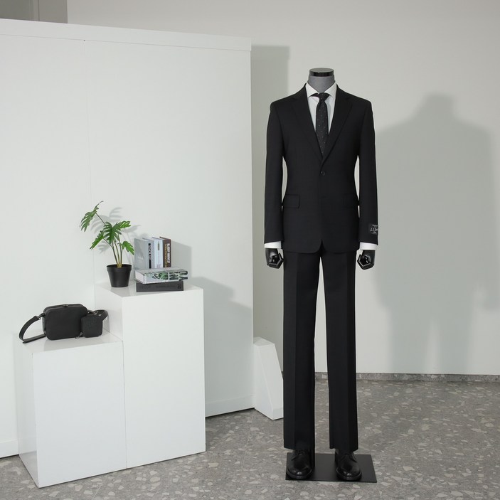 리버클래시 LLM11504CH SMALFIT SUIT 울 혼방 싱글 슬림 정장 멜란지차콜