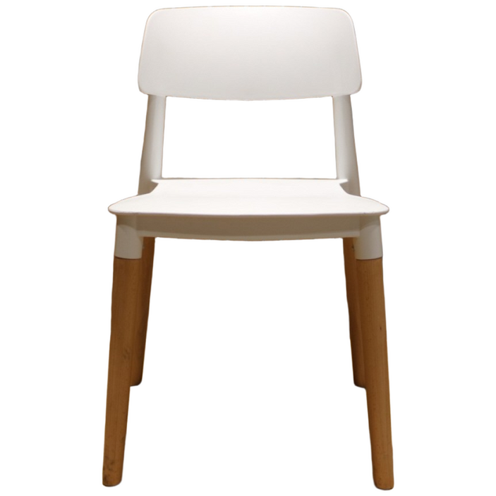 리엘림 식탁의자 카페의자 이케아 컨셉의자, 2개, 화이트우드