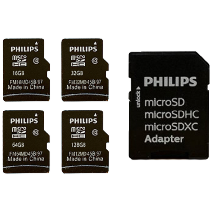필립스 micro SD카드 Class 10  어답터, 64GB, 1개