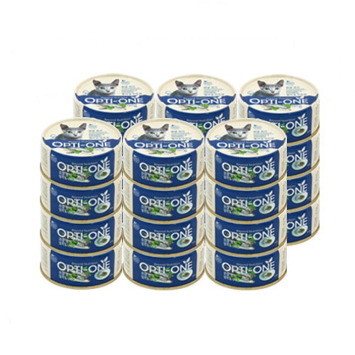 사조 옵티원 흰살참치 멸치오트밀 캔 90g x24개세트1box