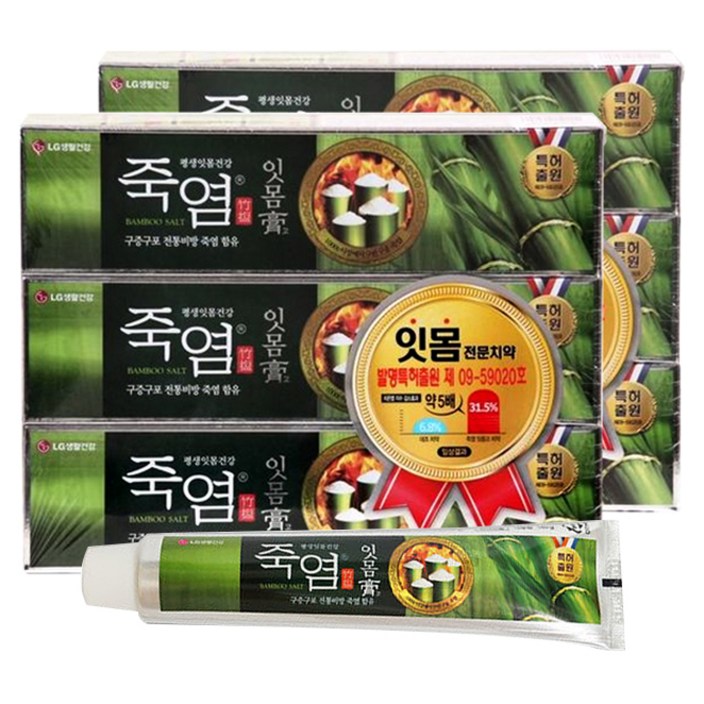 죽염 잇몸고 치약, 120g, 6개 죽염 잇몸고 치약, 120g, 6개