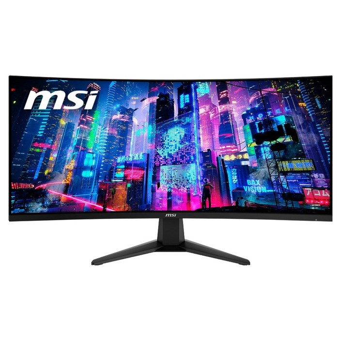 MSI UWQHD MAG 346CQ700 게이밍 180 Ai Vision 무결점 모니터