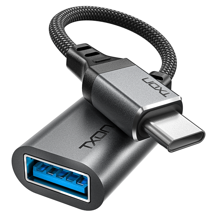 티엑스온 USB C to A 3.0 OTG 젠더, 1개, 단일색상, 0.12m