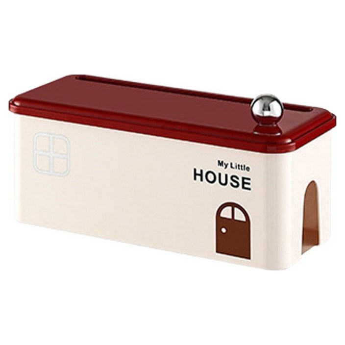 알럽홈 러블리 하우스 멀티탭 정리 수납함 L261-0127