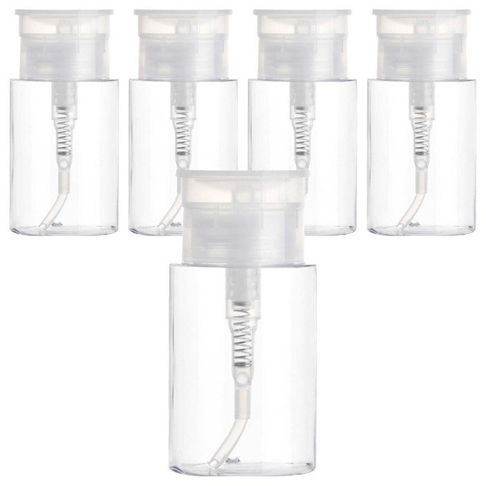 조니프리 토너 리무버 펌핑 공병 100ml, 5개, 혼합색상