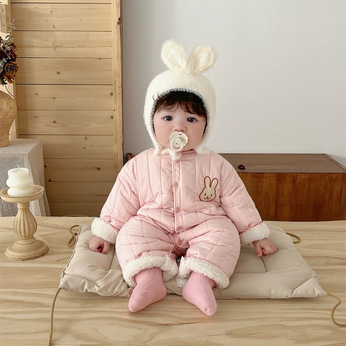 스타도어 유아용 양면 보온 방한 우주복