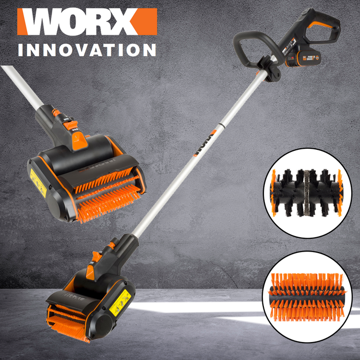 웍스충전청소기바닥브러쉬바닥청소솔야외계단데크청소물청소WG441E.9본체만