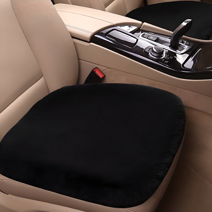 (시즌off 특가) 시크벤 포근한 극세사 겨울 털 방석 따뜻한 차량용 의자 자동차 시트 FW01