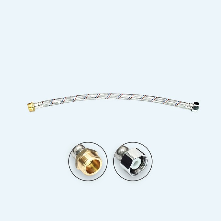 연장 고압호스 니플 20cm 연결용 조절대