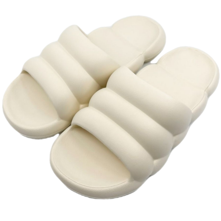 IAWI 뚱카롱 슬리퍼 인기 프리미엄 실내화 층간소음 신혼선물 임산부 산후조리원, 아이보리, 1개