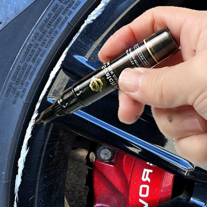 테슬라 휠페인트 휠복원 휠 기스제거 카페인트 자동차 붓펜, 테슬라크롬, 1개