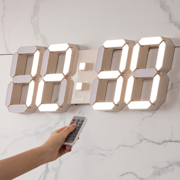 구매Gift 국산 루나리스 그랑데 GPS 수신 LED 벽시계 54cm 대형LED, 단품