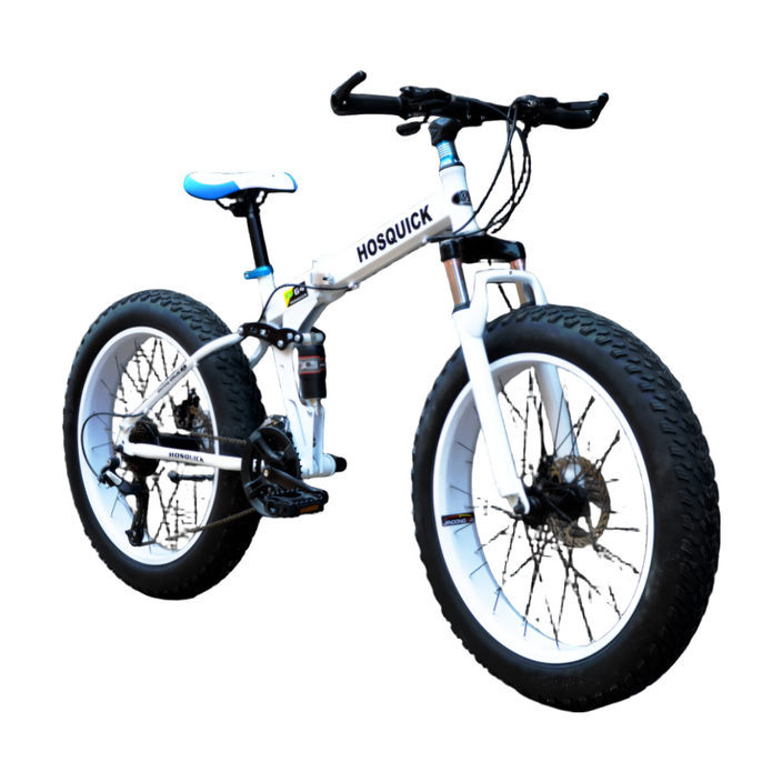 칼리도 접이식 MTB자전거 펫바이크 오프로드 광폭 타이어, 1개, 195cm, 화이트x26인치x30단