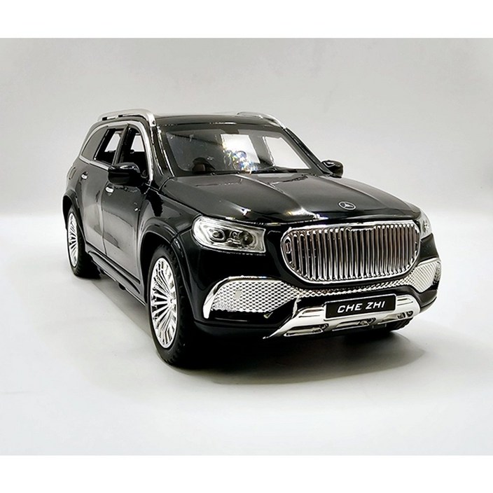 벤츠 마이바흐 GLS 다이캐스트 124, 블랙 원톤, 1개