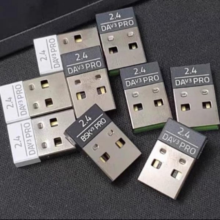 RAZER DEATHADDER V3 PRO용 무선 마우스 블루투스 수신기 어댑터 1개