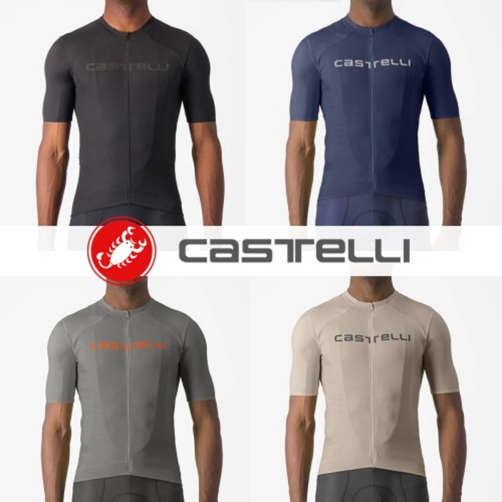 카스텔리 프롤로고 라이트 저지  여름용 자전거 반팔져지