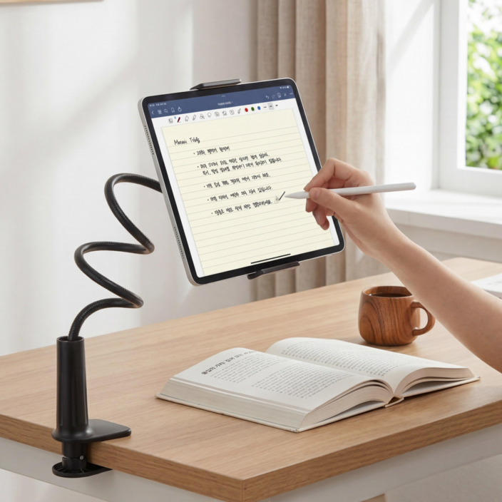 오브리버티 강화 태블릿 핸드폰 거치대