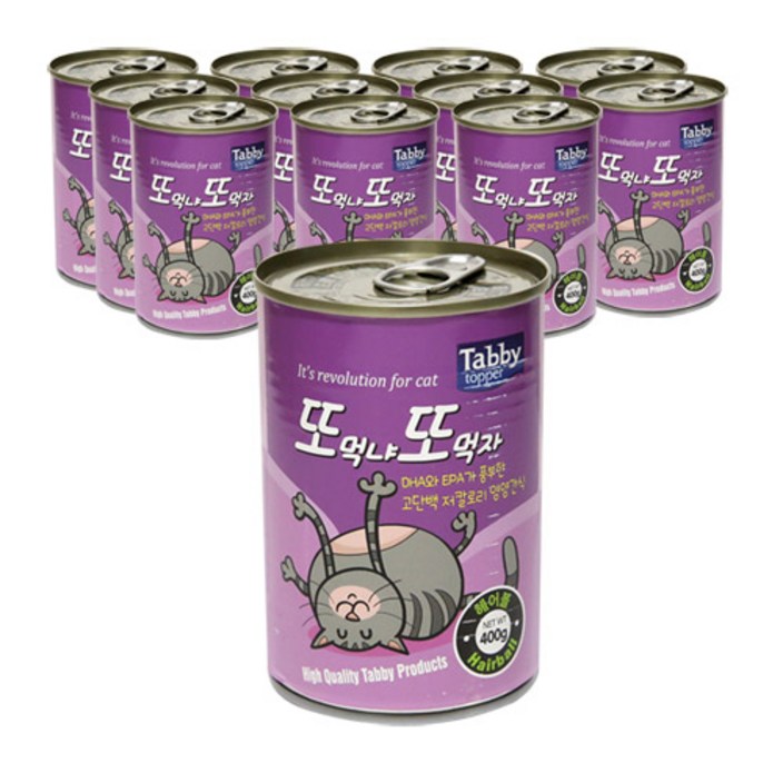 테비 또또캔 고양이간식 참치 400g, 12개, 참치 헤어볼 혼합맛, 400g 테비 또또캔 고양이간식 참치 400g, 12개, 참치 헤어볼 혼합맛, 400g