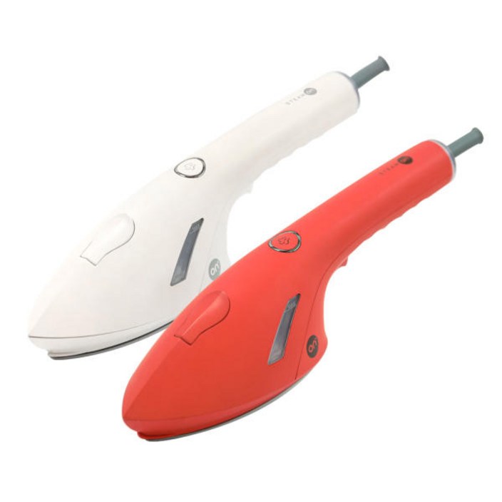 테온셀 강력분사 스팀온 핸디형 스팀다리미레드화이트