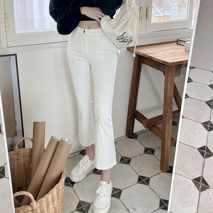 앤샵 데일리 마이예 키작녀 부츠컷 스판 청바지3color