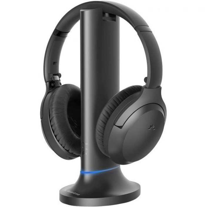 아반트리 오페라 플러스 시네마 클리어 대화 모드로 TV 시청을 위한 무선 헤드폰 HDMI ARC Opt AUX RCA 입력 지원 164ft 범위 블루투스 송신기 충전 도크 2i