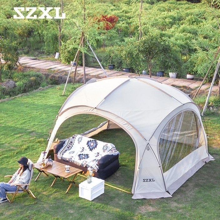 SZXL 대형 돔 쉘터 텐트 그늘막 장박 리빙쉘 돔텐트