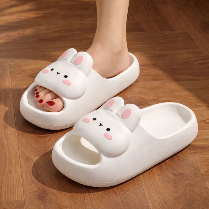 파티굿즈 볼록토끼  EVA 층간소음 미끄럼방지 발편한 경량 실내화