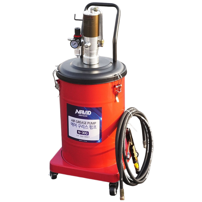 나비드 에어구리스펌프 N30Q 구리스주입기 에어 그리스건, 풀세트